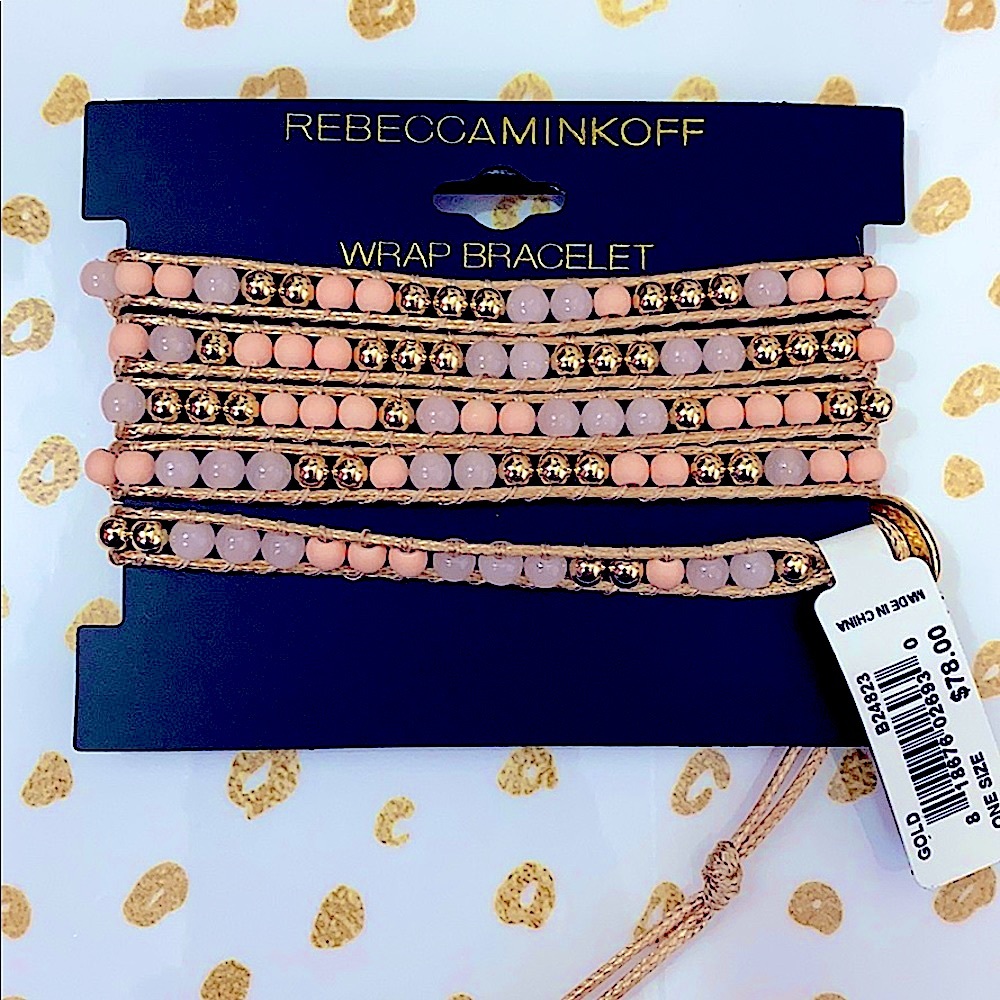 Rebecca Minkoff Rose Gold Wrap Bracelet